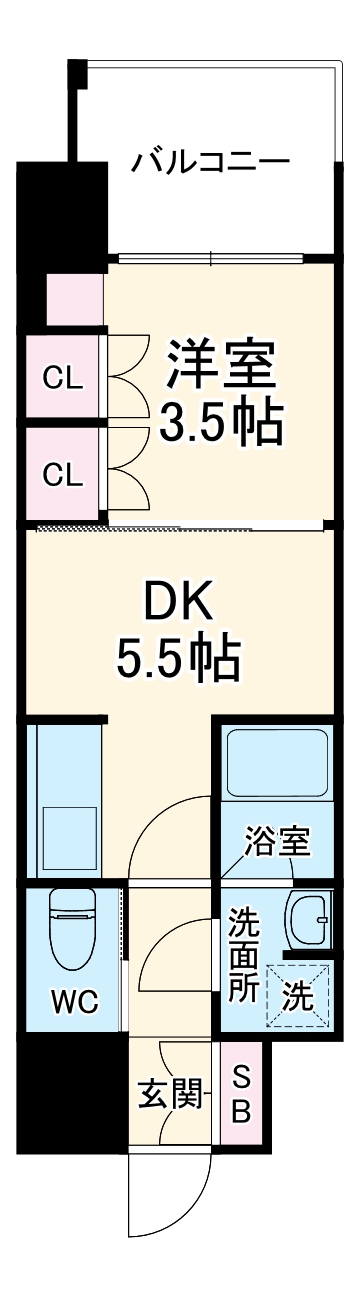 1/8 間取