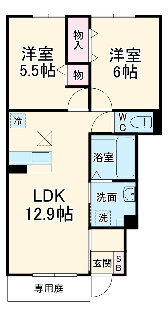 フェリーチェ中山の間取り