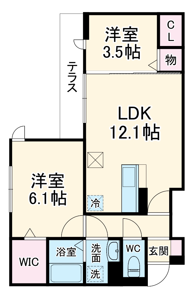 ラヴェンナの間取り