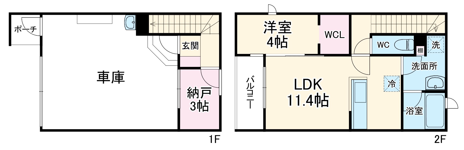 (仮称)G+COLOR梅が丘5丁目の間取り