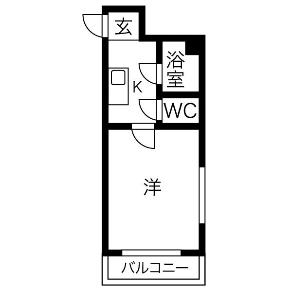 レジデンスカープ水戸の間取り