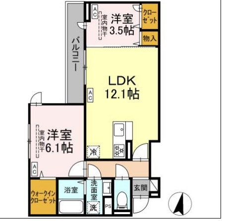 ラヴェンナの間取り