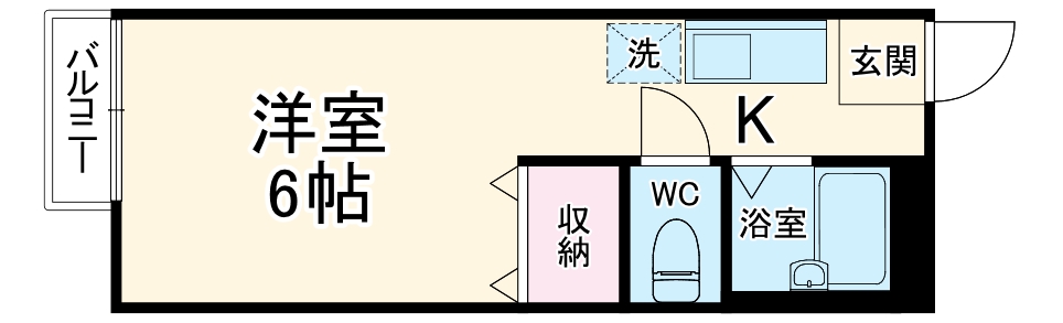 ハイムシンプルの間取り