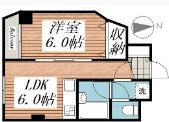 カレジ馬込の間取り