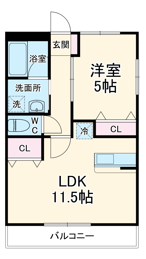 ノーブルBの間取り