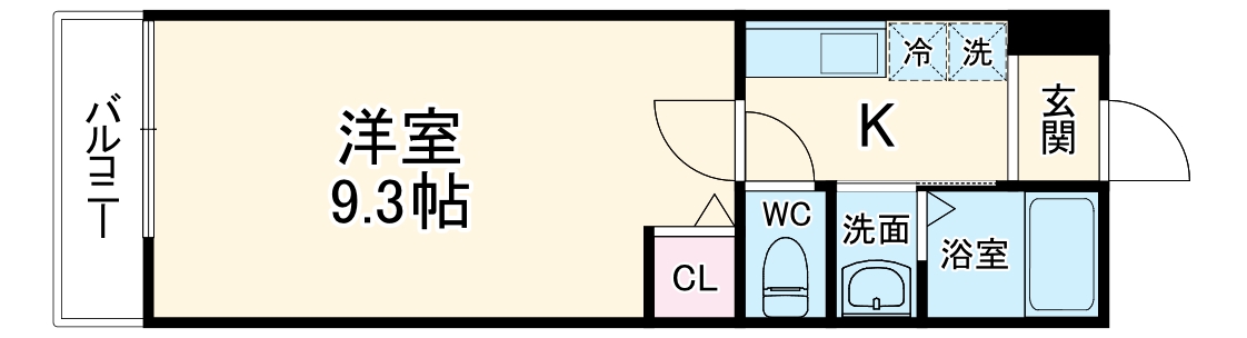 1/4 間取