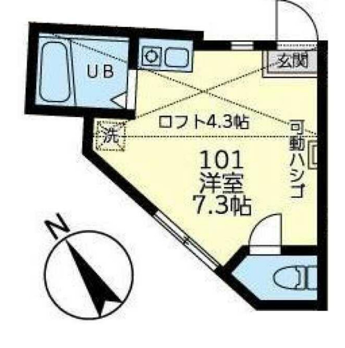 ユナイト保土ヶ谷メイプルヒルズの間取り
