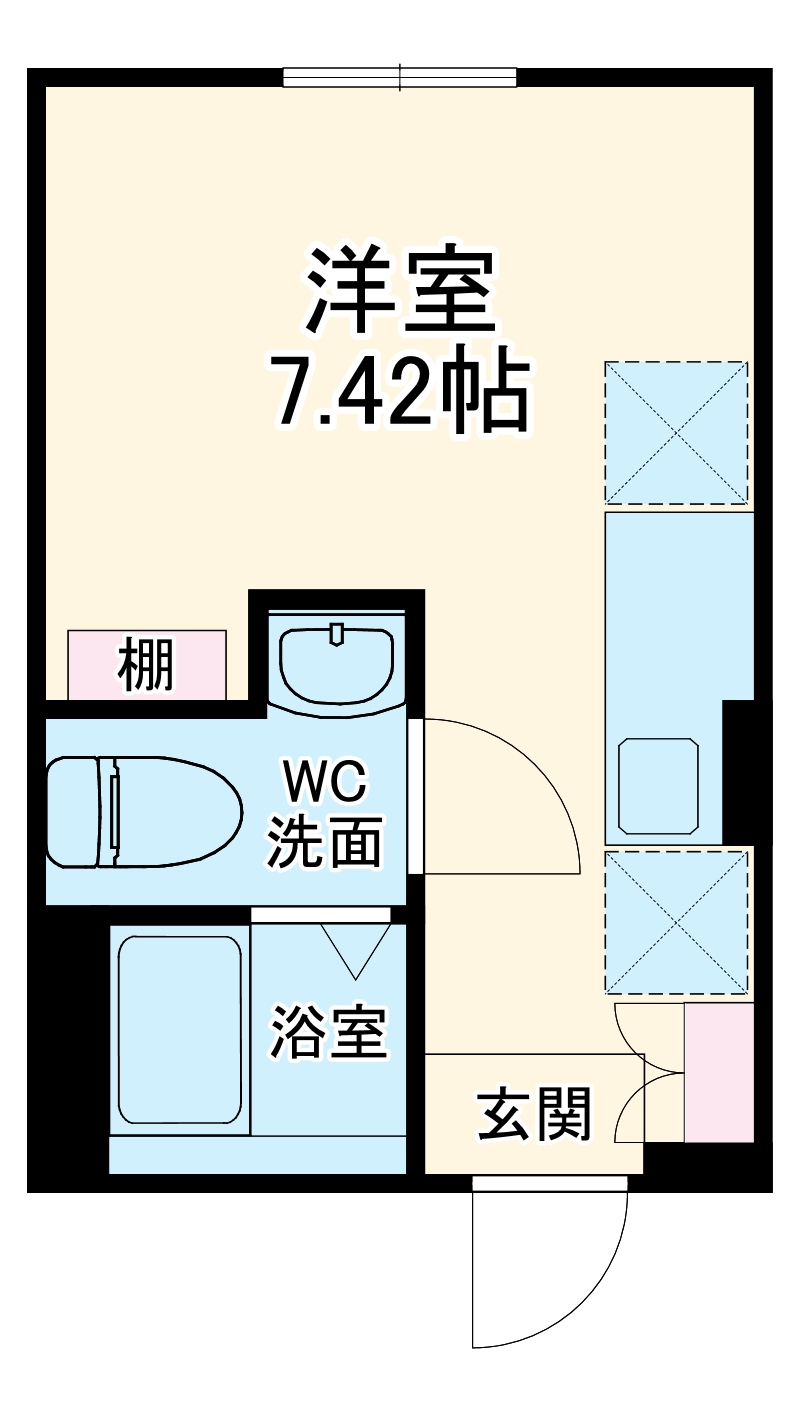 オークレジデンス川崎の間取り