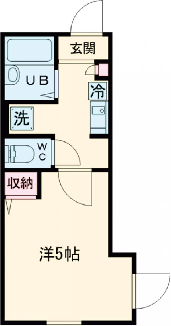 ラフィネ阿佐ヶ谷Aの間取り