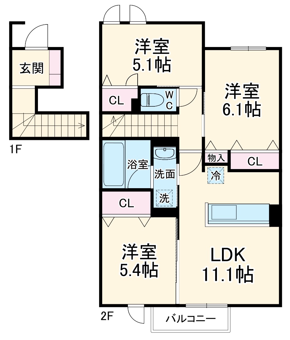 グローリー栄の間取り