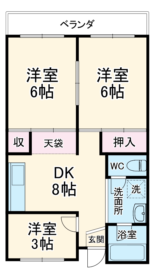 第2パストラルミヤタの間取り