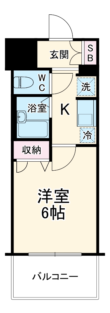 エスリード深江橋の間取り