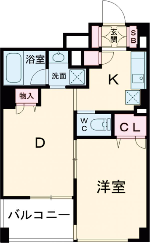 京島の完工年月(2009年1月)築の賃貸マンションの間取り