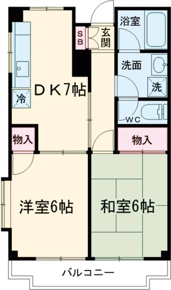 リバーサイドマンションの間取り