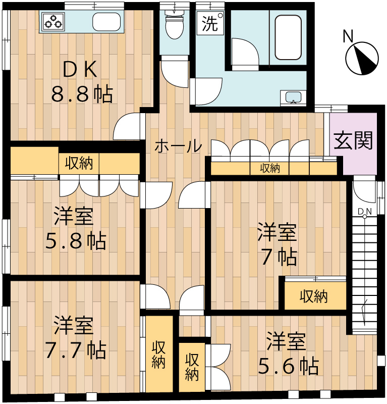 さくらハウスの間取り