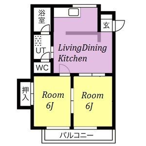 サンスクエアパートの間取り