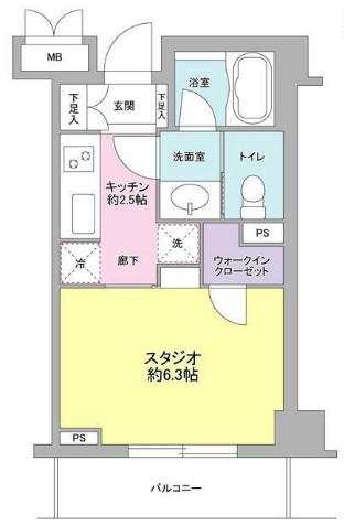 サンピエス根津の間取り