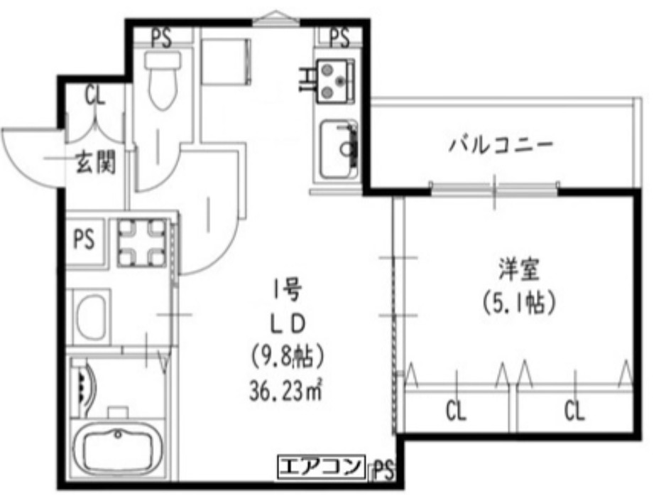 ラモーナ滝ノ町Ⅰの間取り