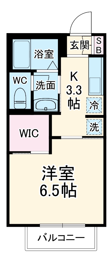 コンフォールオリモの間取り