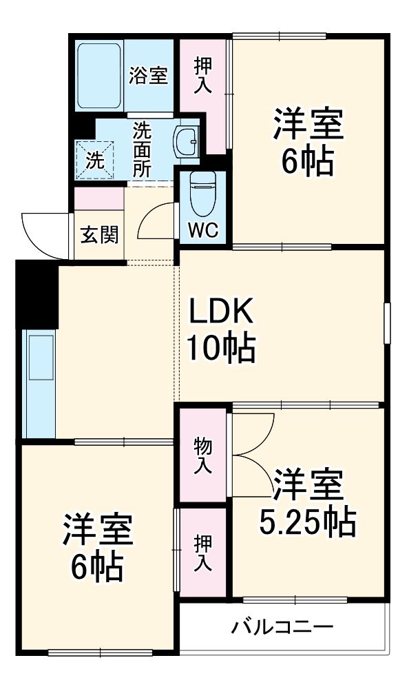 ヴァンベール湘南の間取り