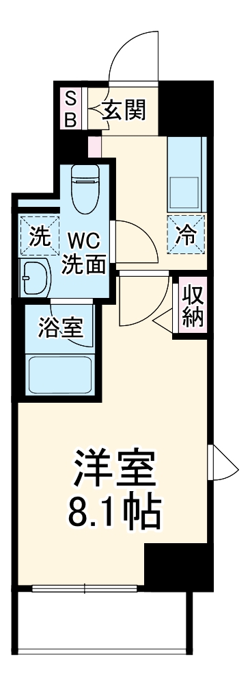 アンベリール西川口の間取り