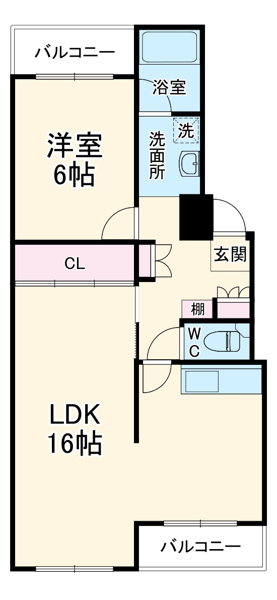 シャトー志木の間取り