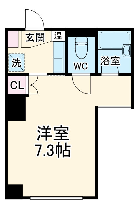 シーズンコート塩釜駅前の間取り