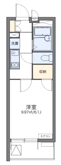 レオパレス大森南の間取り