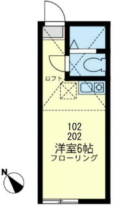 サンヴィレッジ新川崎の間取り