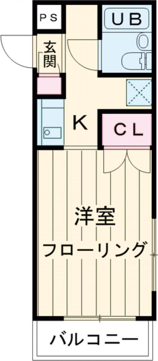 スカイコート久我山の間取り