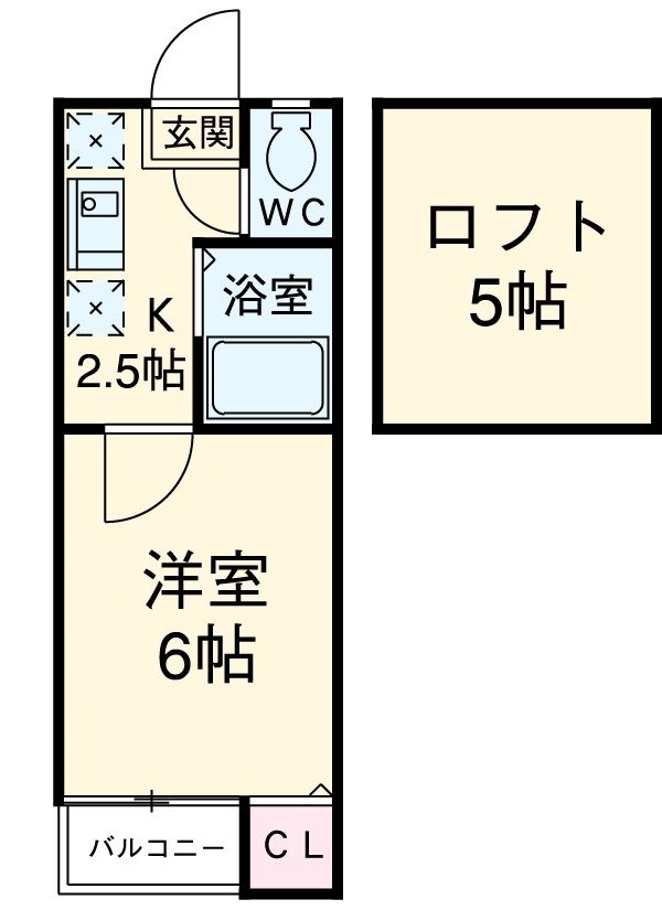 プランドール瓢箪山の間取り