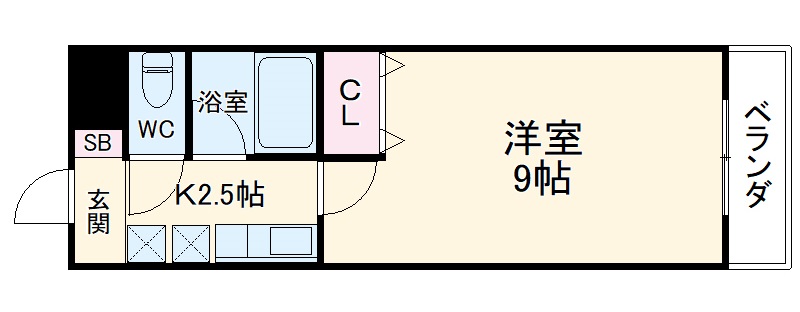 A・City美園の間取り