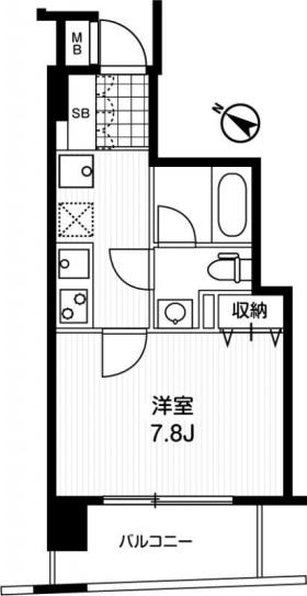 アーバンフラッツ町田の間取り