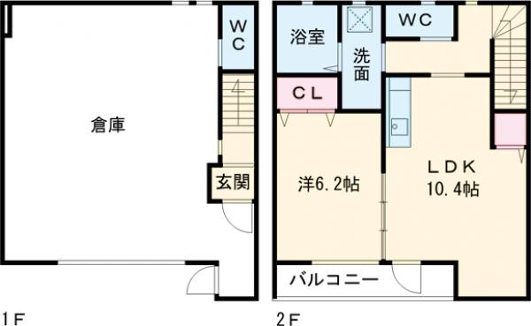 Casa Biancaの間取り