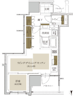 グランドメゾン谷町四丁目の間取り