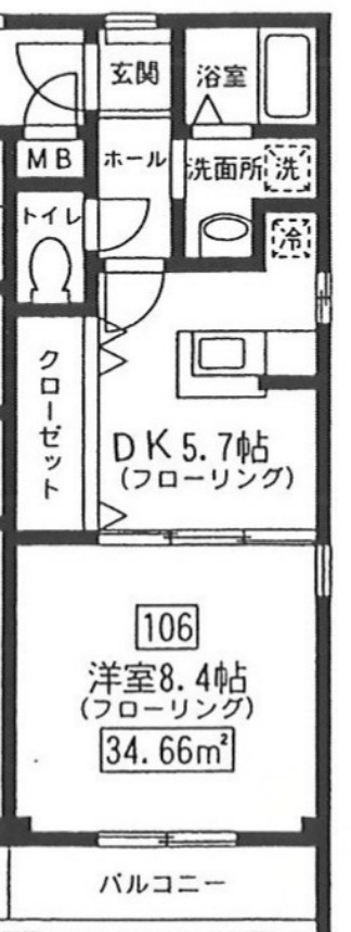 ビバグランデ楼蘭館の間取り