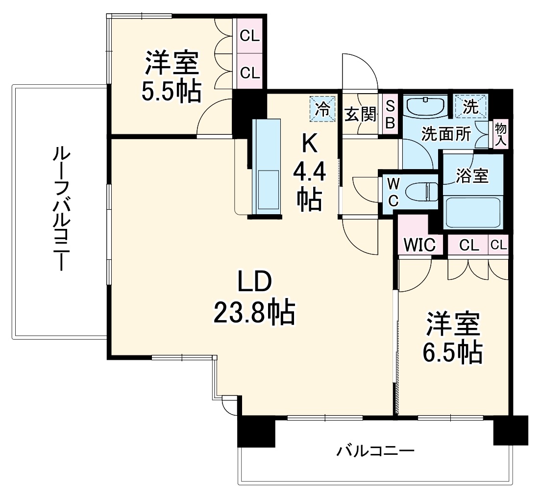 エリューディ船橋本町の間取り