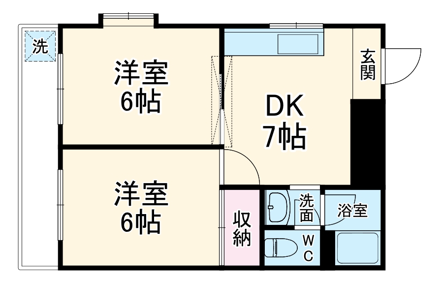 グリーンハイツ多摩の間取り