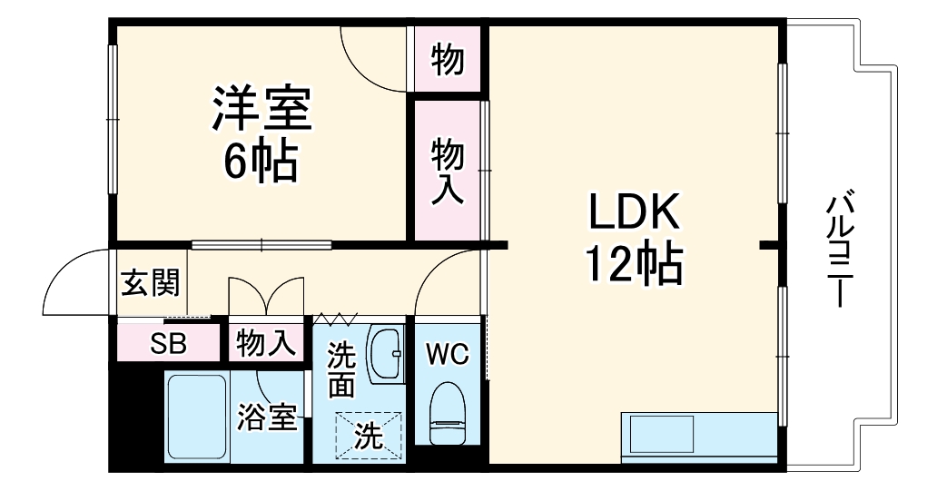 ララ望月の間取り