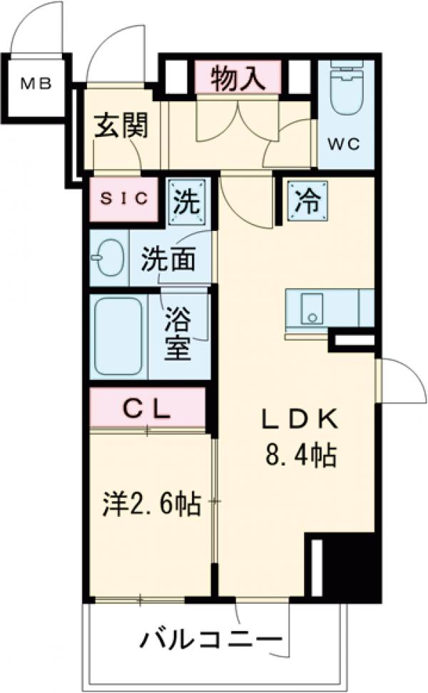 テラス北千住の間取り