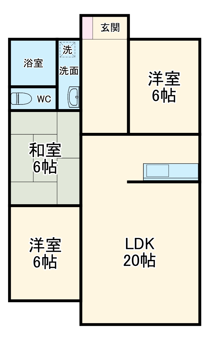 メゾン孝東の間取り