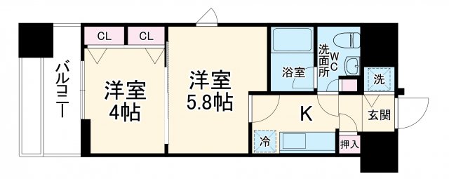 ZOOM横浜SQUAREの間取り