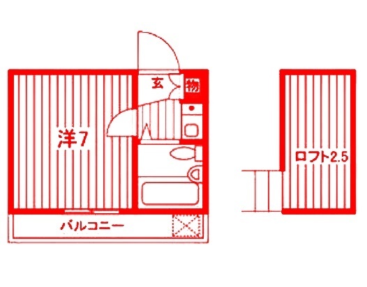 b’CASA獨協大学Ⅱreーbornの間取り