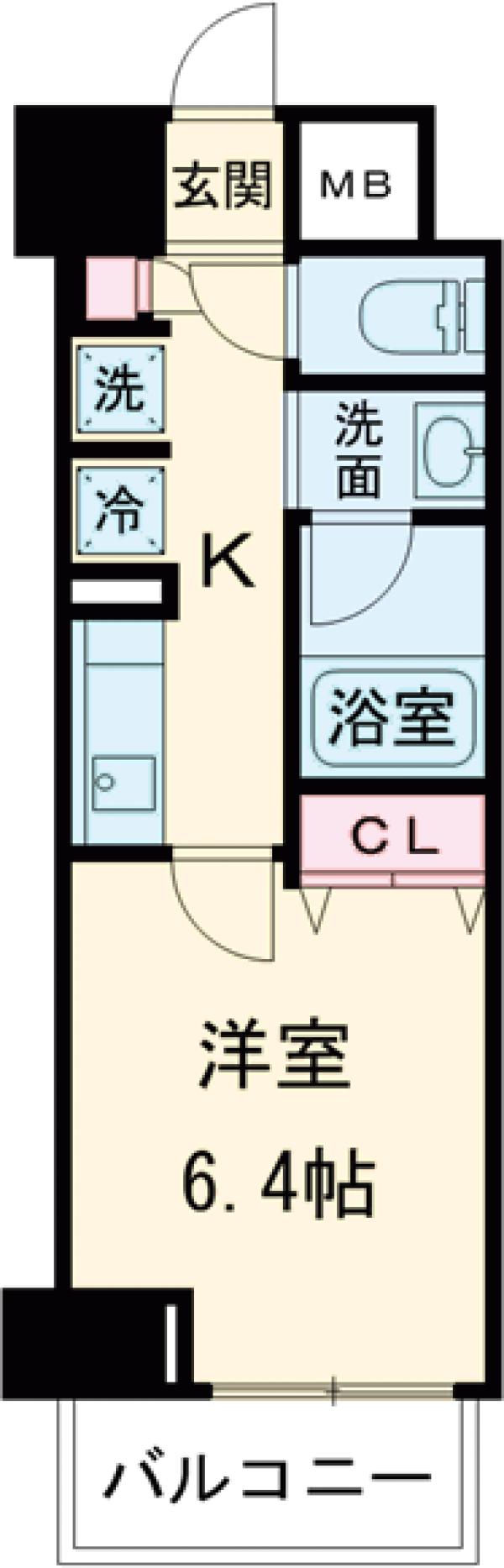 THE RESIDENCE OF TOKYO C18の間取り