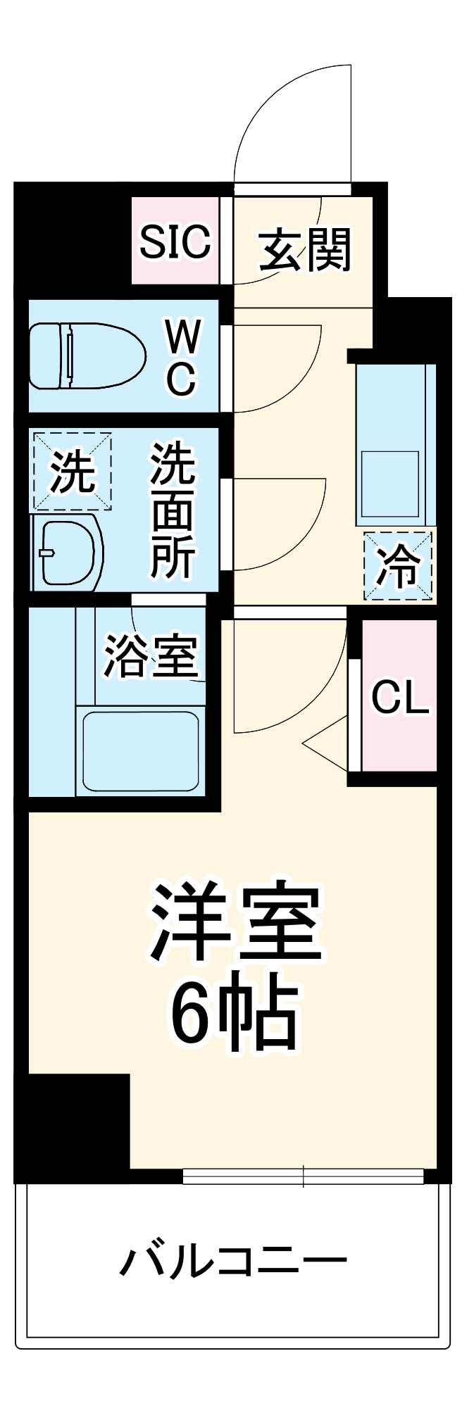 S-RESIDENCE船橋alesiaの間取り