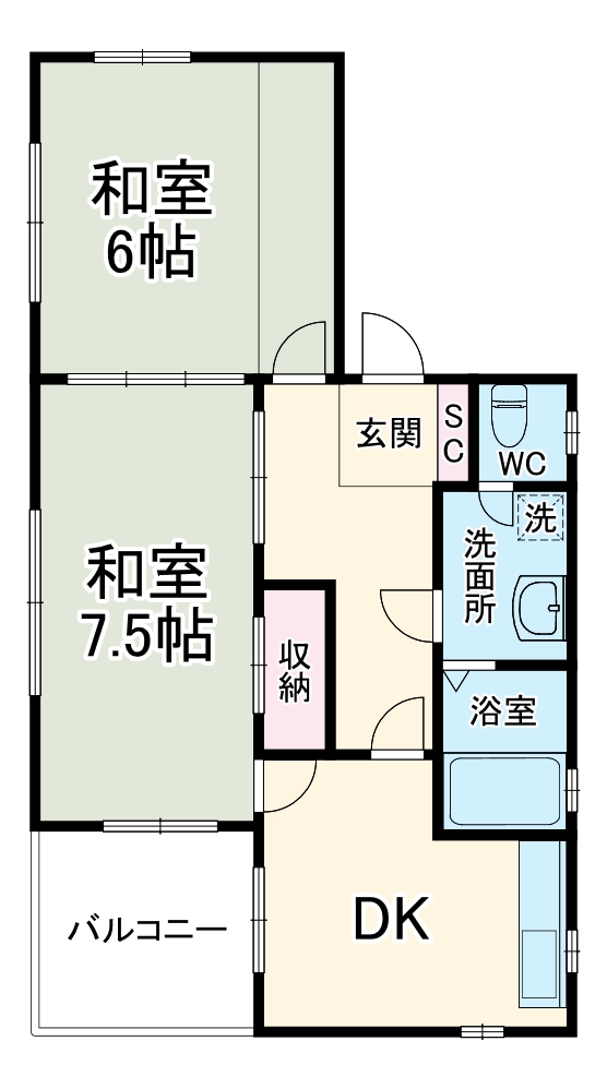 クレセントTMの間取り