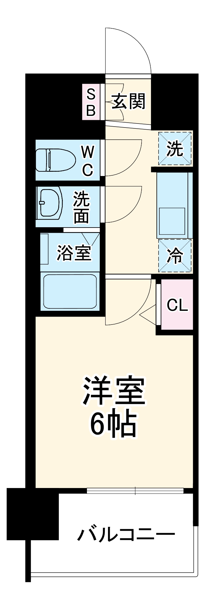 プレサンス西淡路レジェーロの間取り