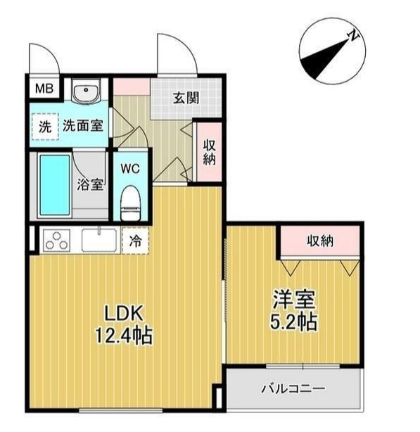 Papillon Sekimaeの間取り