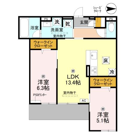 D-residence服部寿町の間取り