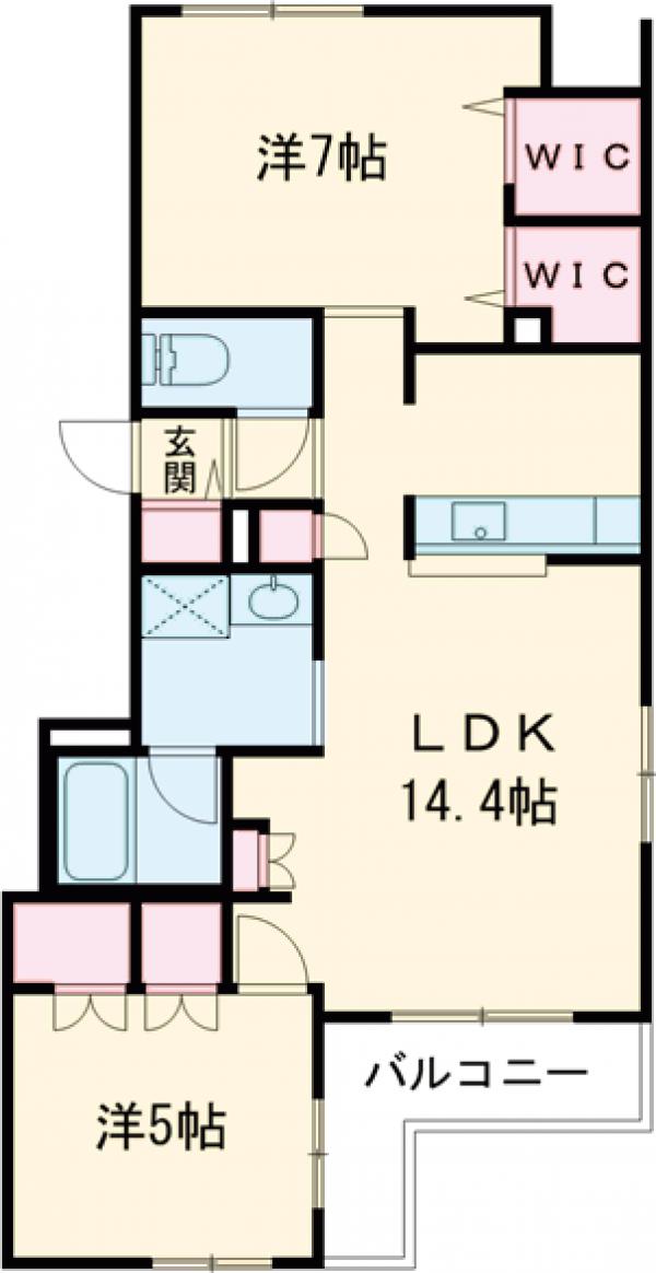 レアリゼ高井戸の間取り